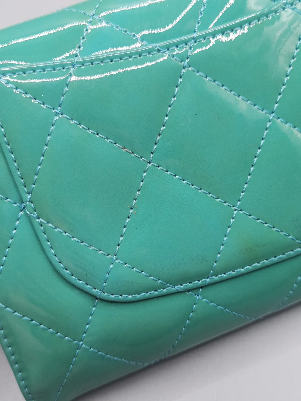 💚CHANEL 2.55 Reissue Patent Leather L Flap Wallet💚